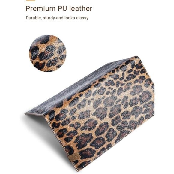 Zreal Checkbook Cover for Men & Women, Premium Vegan Leather Checkbook Holder - Picture 6 of 7